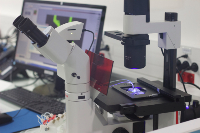 Microscope à fluorescence